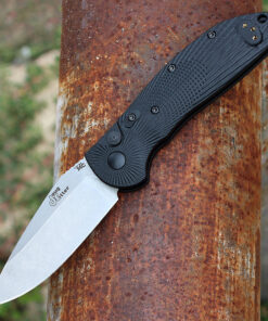 Doug Ritter  Auto-RSK® Knifeworks Exclusive - Black G-10 / Stonewashed MagnaCut (54136), **Closeout, All Sales are final**