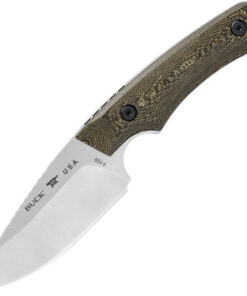 Buck Alpha Hunter Pro – 3.625" Satin CPM-S35VN Plain Blade Richlite Dymalux Handle 0664BRS-B