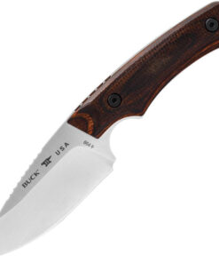 Buck Alpha Hunter Pro – 3.625" Satin CPM-S35VN Plain Blade Walnut Dymalux Handle 0664WAS-B