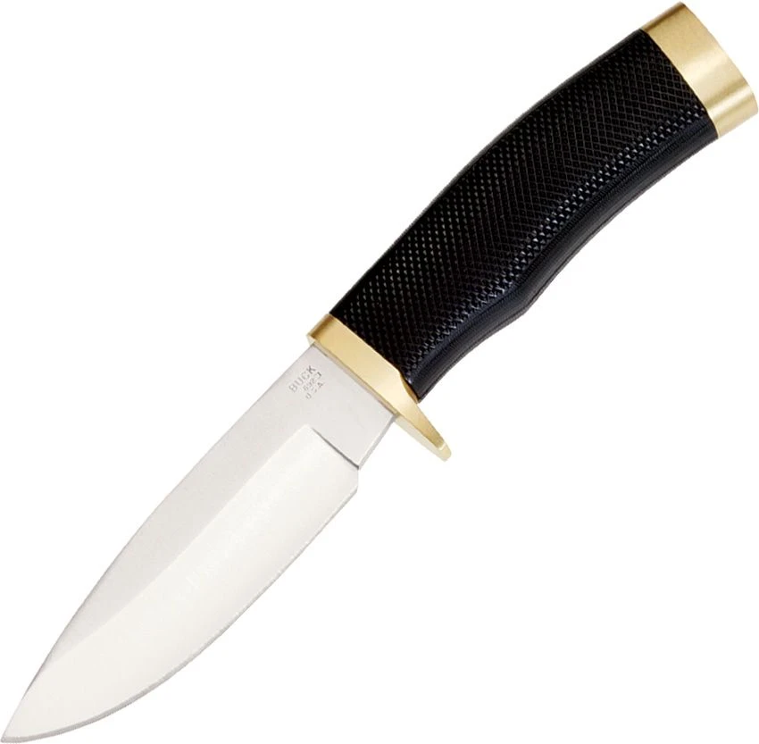 Buck 692 Vanguard – Black Rubber, 4.25" 420HC Fixed Blade 0692BKS
