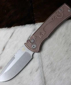 Chaves Pro-Tech Redencion 229 Auto – FDE Milled Key (3.4" S35VN)