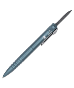 CobraTec Knives OTF Pen Knife Gry/Blue Alum ( 1.75" D2 Blade) CNCOTFPGRYGEN2