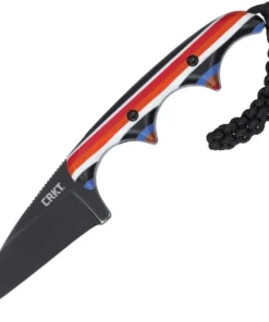 CRKT Minimalist Wharncliffe (2385G) - 1.98" D2 Plain Wharncliffe Blade Multi-Colored G-10 Handle CR2385G