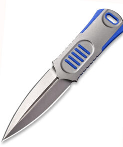 WE Knife Co. Oss Dagger Neck Knife - Blue G-10 (2.22" CPM-20CV)