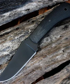 Winkler Knives Blue Ridge Hunter 8" Fixed Blade Black Micarta Handle
