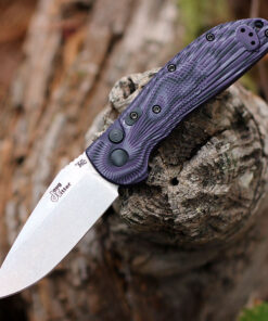 Doug Ritter Auto-RSK® Knifeworks Exclusive - G-Mascus® Purple G-10 / Stonewashed MagnaCut (54135), Closeout, All Sales are Final
