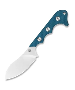 QSP Neckmuk - 2.875" D2, Blue Micarta Fixed Blade QS125E