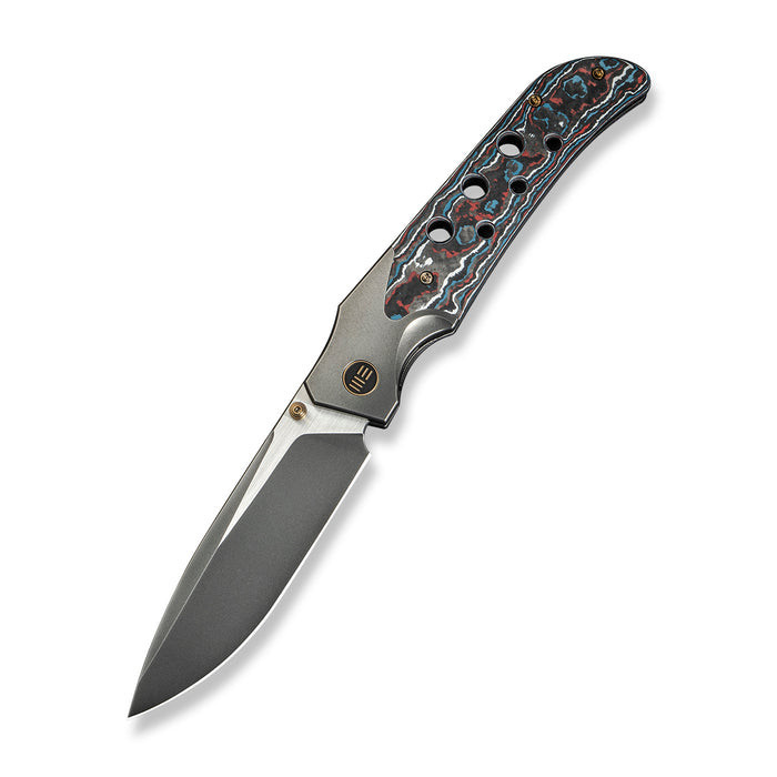 WE Knife WE-Guthrie - Gray/Nebula Titanium/CF (3.94" CPM-20CV) WE23072B-3