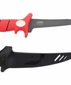 BUBBA 7" Tapered Flex Fillet Knife – Red TPR (1213884)