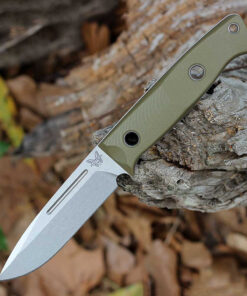 Benchmade Bushcrafter - 4.38" S30V Stonewash Drop Point Plain OD Green G-10 163-1