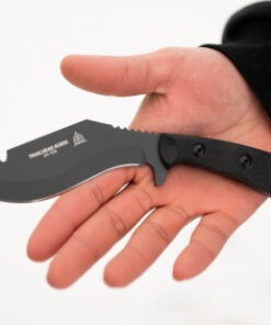 TOPS Trailhead Kukri - Black Canvas Micarta (4.75" 1095) TPTDKR01