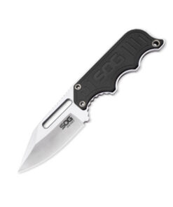Sog Instinct, NB1012-CP, Satin Clip Point, G-10 Handle Fixed Blade 6"