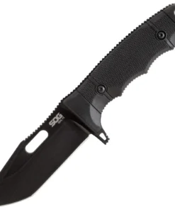 SOG Seal FX - USA Made  17-21-02-57, 4.3" CPM S35VN Black Tanto Fixed Blade,  Black GRN Handle, Black Kydex Sheath