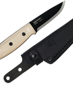 Mora Finn - Ash Wood (3.4"  Blk Stainless Steel)  M-14083