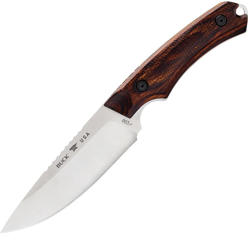 Buck Alpha Guide Pro - Walnut DymaLux® (4.375" CPM-S35VN) BU663WAS