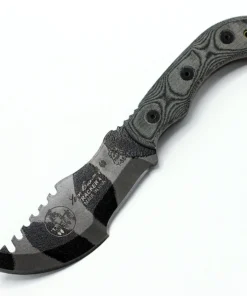 TOPS TBT-040CAMO Tom Brown Tracker #4 , 3.50" 1095 Steel Camo Finish, Black Linen Micarta Handle