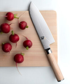 Shun Cutlery Classic Santoku - Blonde Wood ( 7.0 Dam) DM0702W