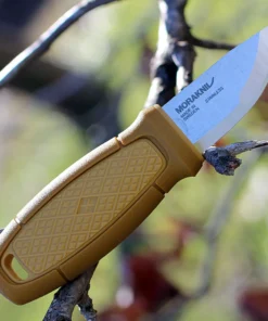 Mora Eldris, 4.3" 12C27 Plain Blade, Yellow Polymer Handle