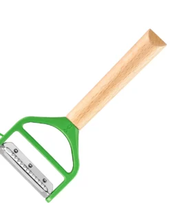 Opinel T-DUO Peeler & Julienne  Green -Wood (2" SS) OP002432