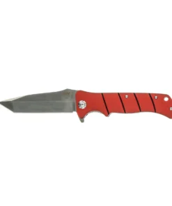 Bubba Sculpin Pocket Knife CLFK, 4" High Carbon SS Blade, Red G-20 Handle