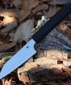 Spyderco Minarai Petty Paring Knife - 4.64" CTS-BD1N Satin Plain Edge Black Polypropylene K15PBK