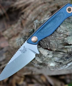 Benchmade Dacian - 3.54" MagnaCut, Blue Denim Micarta 203-04