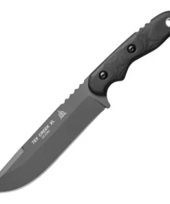 TOPS Tex Creek Hunter XL - Black Canvas Micarta (6.13" 1095) TPTEXXL02