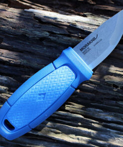 Mora Eldris Kit, 4.3" 12C27 Plain Blade, Blue Polymer Handle