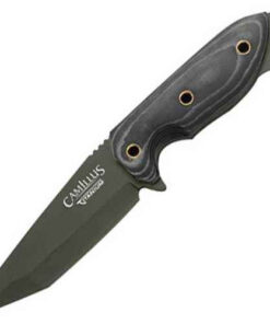 Camillus 7 3/4" Fixed Blade Knife, Ergonomic Micarta Handle