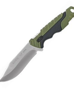 Buck 658 Small Pursuit – Green GFN, 3.75" 420HC Drop Point Fixed Blade 0658GRS