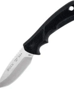 Buck 684 BuckLite Max II – Black Dynaflex Rubber, 3.25" 420HC Fixed Blade 0684BKS