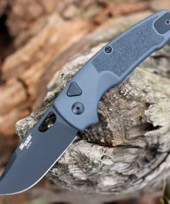 Hogue Sig Sauer K365 Automatic Clip Point Knife – Gray PA12, 2.75" MagnaCut 16332