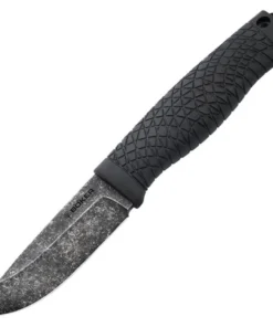 Boker Bronco Mini - 3.5" 80CrV2 Blackwash Saber DP, Black TPE 121505