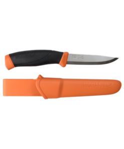 Mora Companion (S) - Burnt Orange/Black TPE (4" SS) 14073