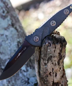 Microtech Socom Alpha Mini S/E DLC - Black Carbon Fiber (3.75" Bohler M390) MCT113M-1 DLCCFS