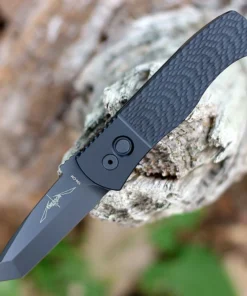 Pro-Tech Emerson CQC-7 - Black Aluminum (3.25" 154CM) E7T06