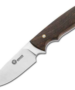 Boker Arbolito Pine Creek (02BA701G) - 3.58" T6MoV Satin Plain Drop Point Blade Guayacan Wood Handle 02BA701G