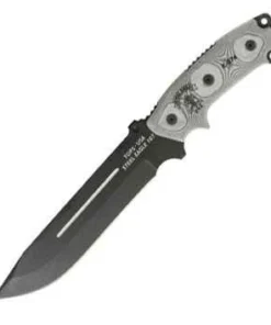 Tops Steel Eagle, Black Linen Micarta Handle, Ballistic Nylon Sheath