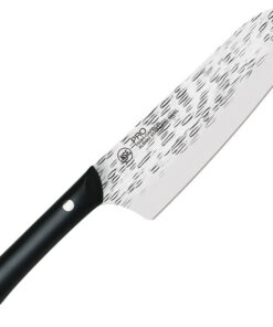 Kershaw Kai PRO Santoku - 7.0" Japanese AUS6M Hammered Plain Blade Riveted POM Handle HT7064