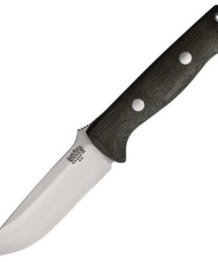 Bark River Bravo 1 - Green Canvas Micarta (4.25" A2) BA111MGCM