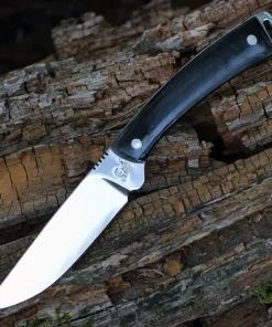 Hen & Rooster Buffalo Horn Skinner, 3.25" Mirror Finish 440 SS Blade, Buffalo Horn Handle