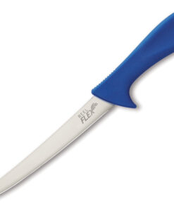 Outdoor Edge 7.5 ReelFlex Fillets RF-75C, 7.5" German 4116 Stainless Plain Blade, Nonslip Rubberized TPR  Handle