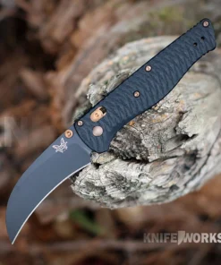 Benchmade Kitsari - 3.15" Z-12Ultra PM Plain Hawkbill Blade, Black G10 Handle - 213BK-2601