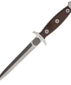 Case BESH Wedge Fixed Double Edge Dagger 6.5" Blade, Earth Brown G10 Handles, Molded Sheath