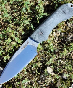 Bradford Guardian4 3D, 4.625" N690 Plain Blade, Black Micarta Handle