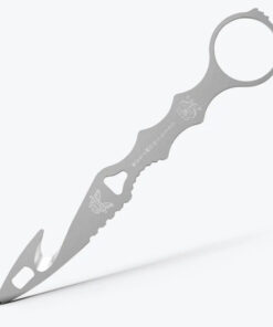 Benchmade SOCP Grey Rescue Tool 179GRY – 2.50" 440C Steel, Black Sheath