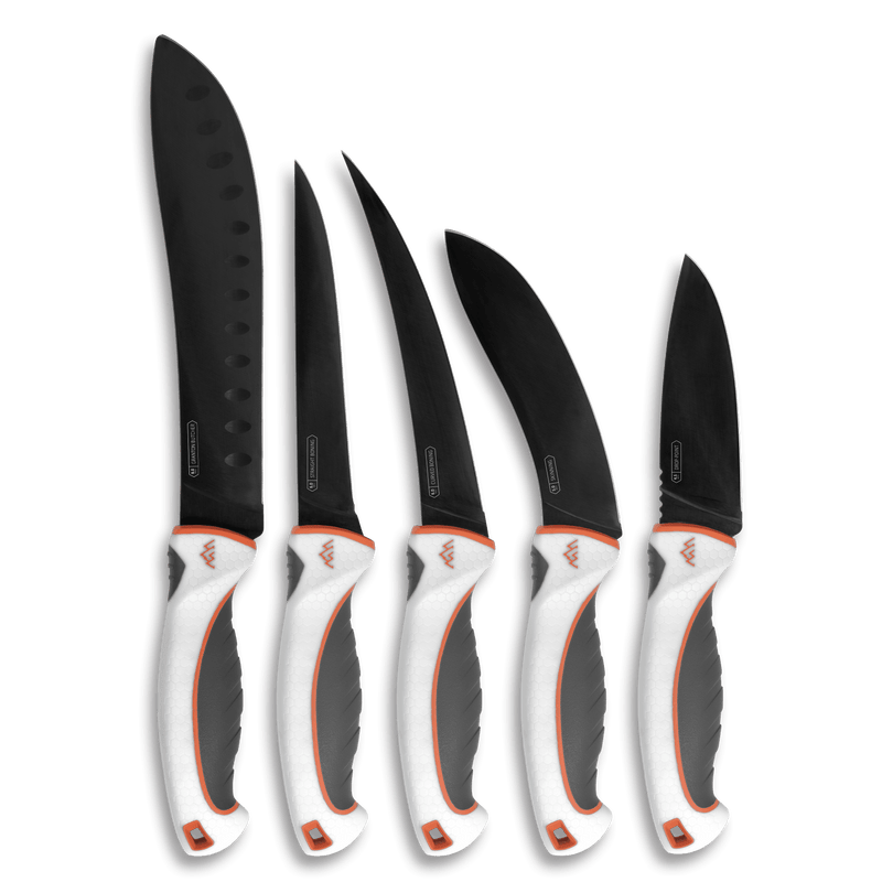 Outdoor Edge Ergomax 6 Piece Professional Grade Processing Knife Set (EM-1)