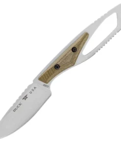Buck 635 PakLite 2.0 Cape Pro – 2.75" CPM-S35VN Plain Blade OD Green Micarta Handle 0635GRS-B