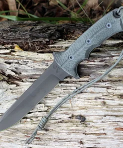 Chris Reeve Green Beret 7"  (Magnacut) - Blk Canvas Micarta (GB7-1000)
