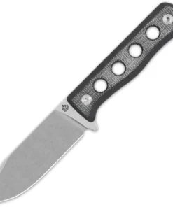 QSP Canary Fixed Blade - 4.25" Cr8Mo2VSi, Black Micarta QS155B1